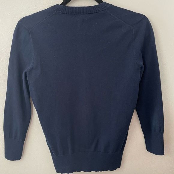 EUC, J Crew sweater, Navy, Size XS - Picture 2 of 3